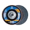 Pferd 4-1/2" x 5/8-11 Thd. POLIFAN Flap Disc - Z PSF STEELOX, Zirconia, 40 Grit, Conical 62071 - alternate 1
